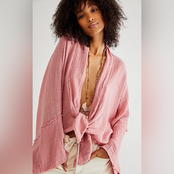 Free People Other - Free People One Azalea Kimono Dusty Rose XS/S